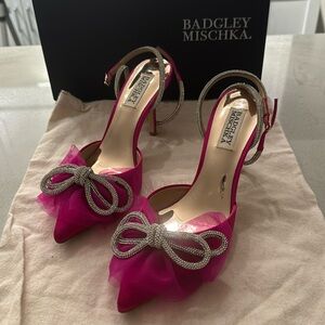 Badgley Mischka Pink Heels